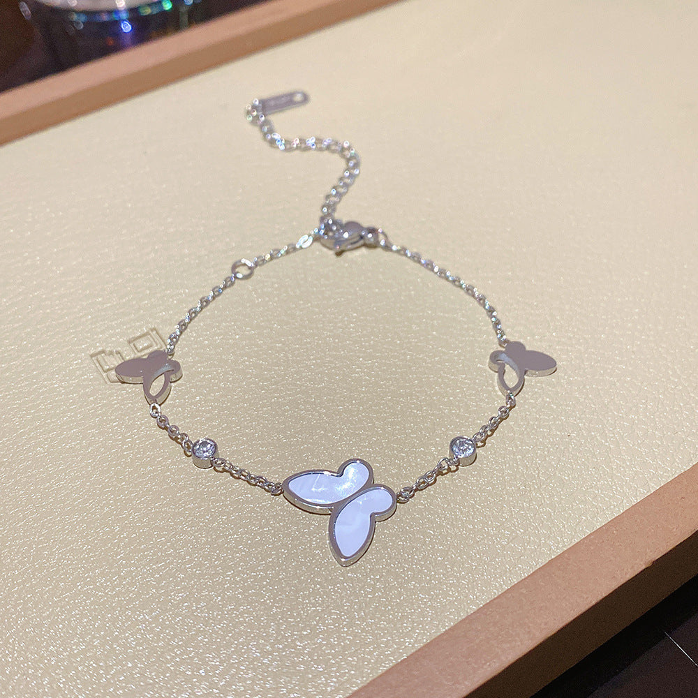 Stainless Steel Double-Layer Stackable Fade-Proof Fashion Bracelet