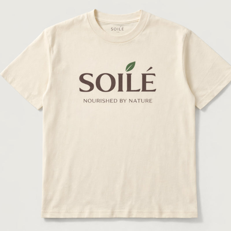 Heavy-duty Pure Cotton Round-neck T-shirt