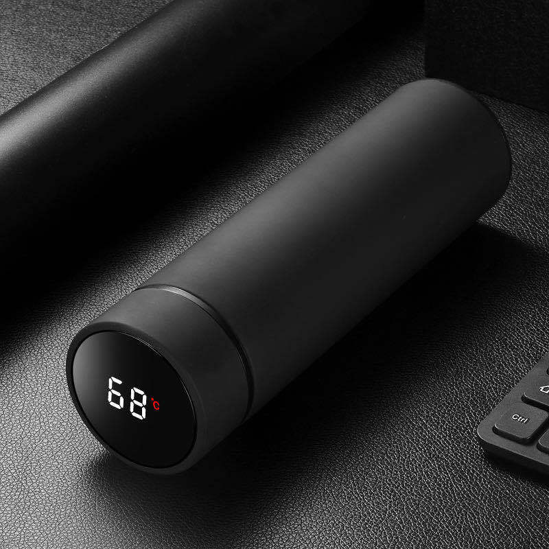 Smart Temperature Stainless Steel Water Bottle (450ml)