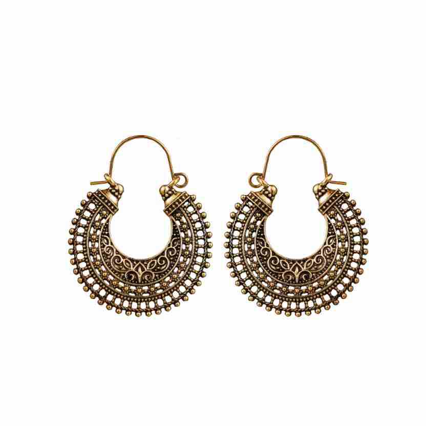 Bohemian Vintage Hollow Carved Earrings